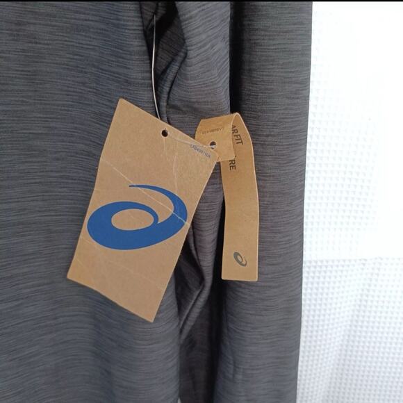 Asics Hooded Jersey Pull Over Men's Size S Soft Lightweight Heathered Grey - Picture 10 of 12